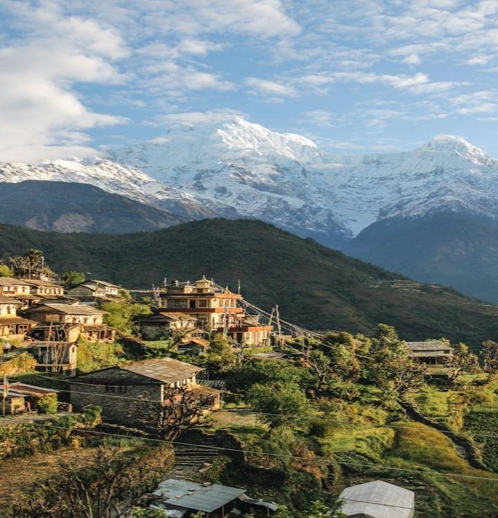 Village in the Annapurna region, Nepal
